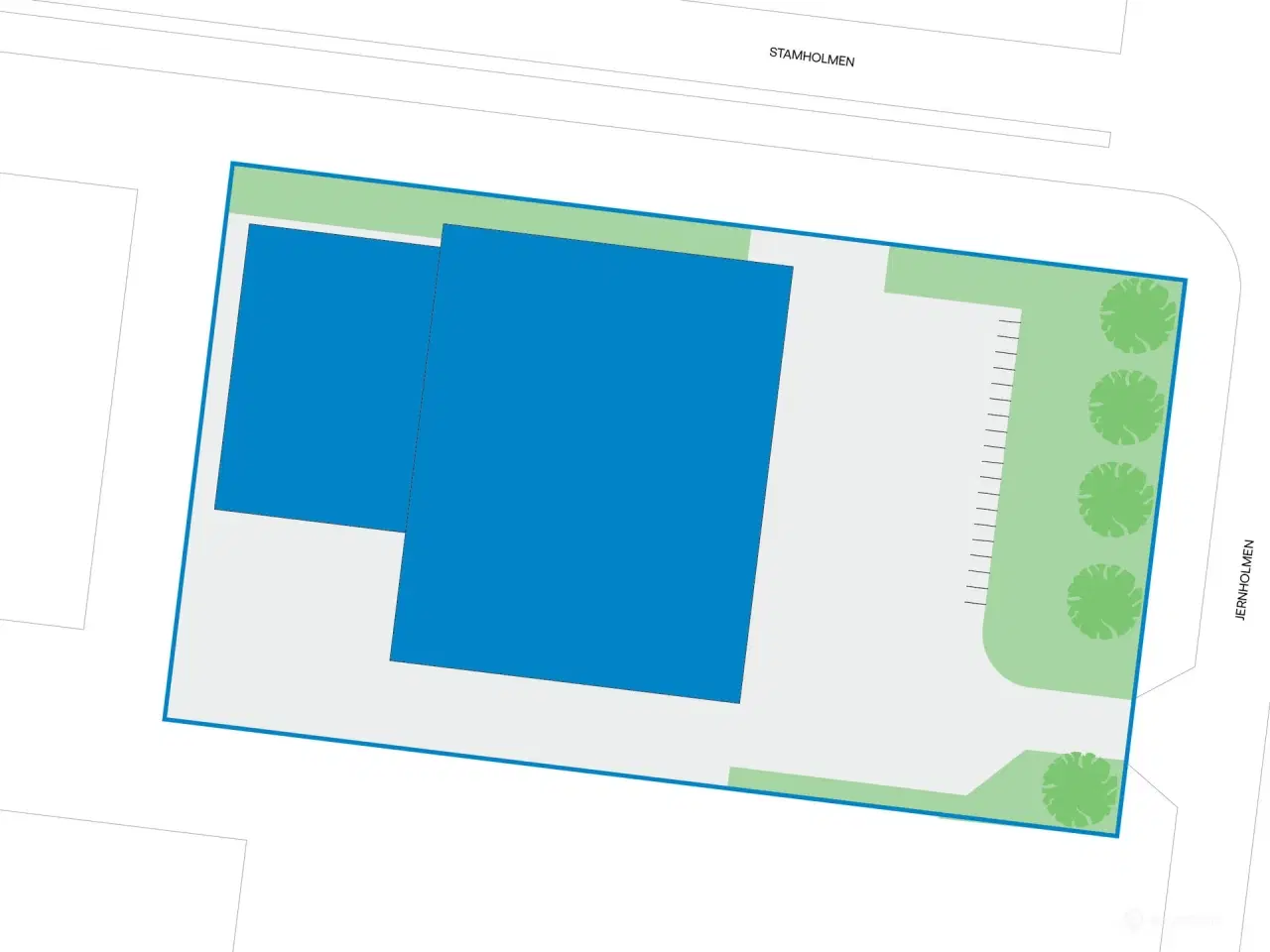 Billede 14 - Højloftet lager m. to porte. mezzanin og kontor
