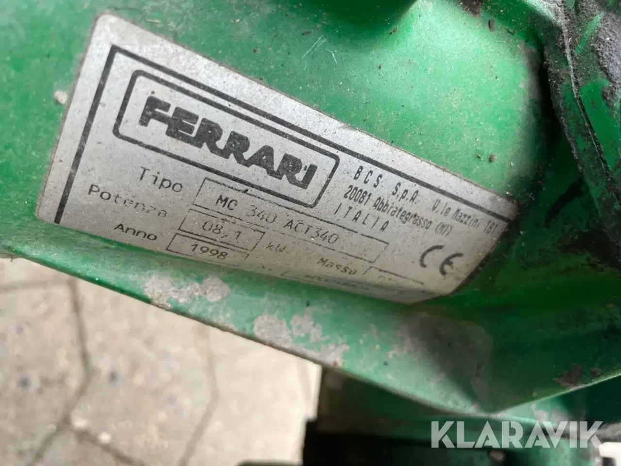 Billede 12 - Redskabsbærer Ferrari MC 340