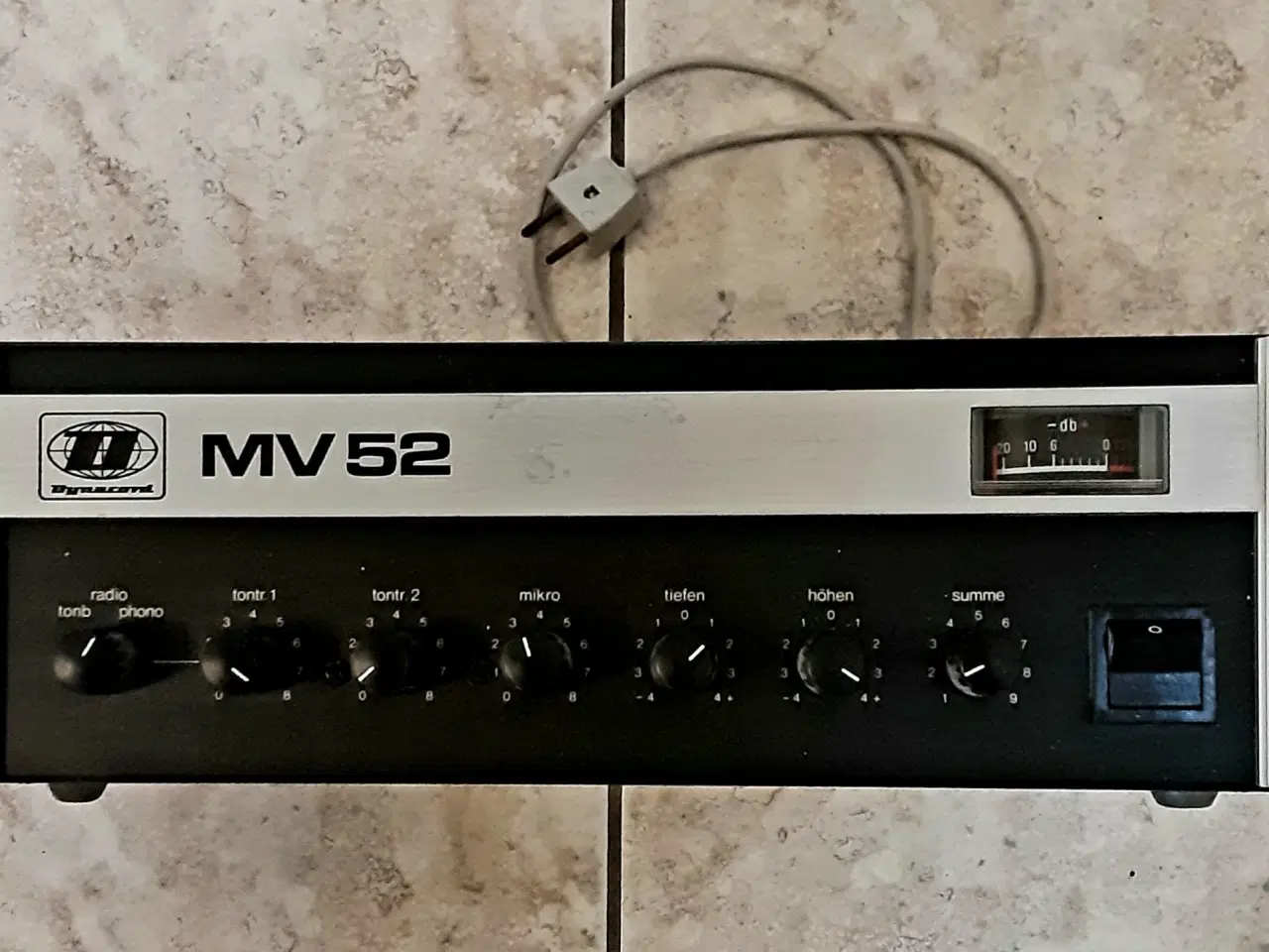 Billede 1 - Dynacord MV 52, mixer, forstærker, 50 watt 