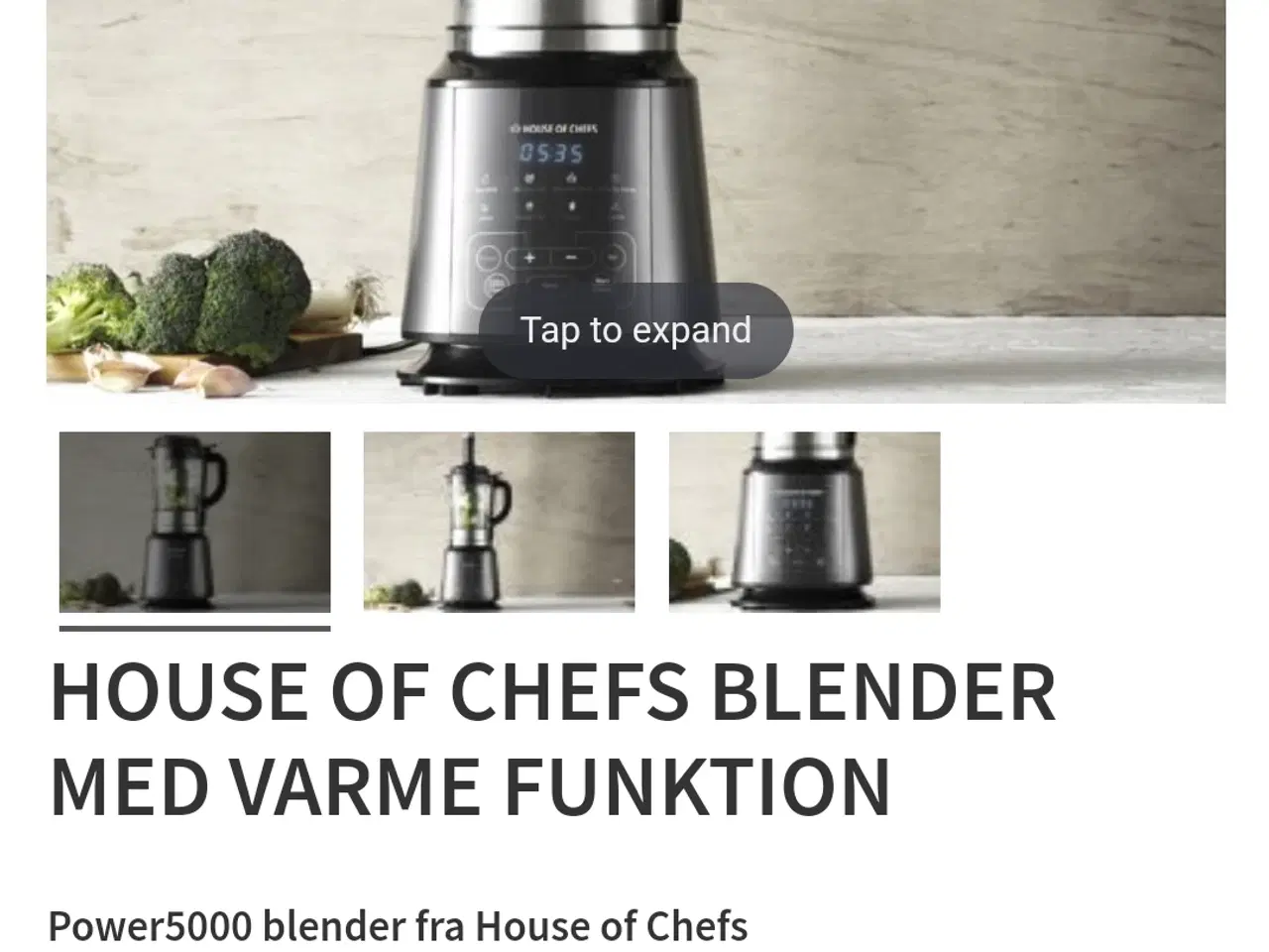 Billede 1 - House of chefs blender
