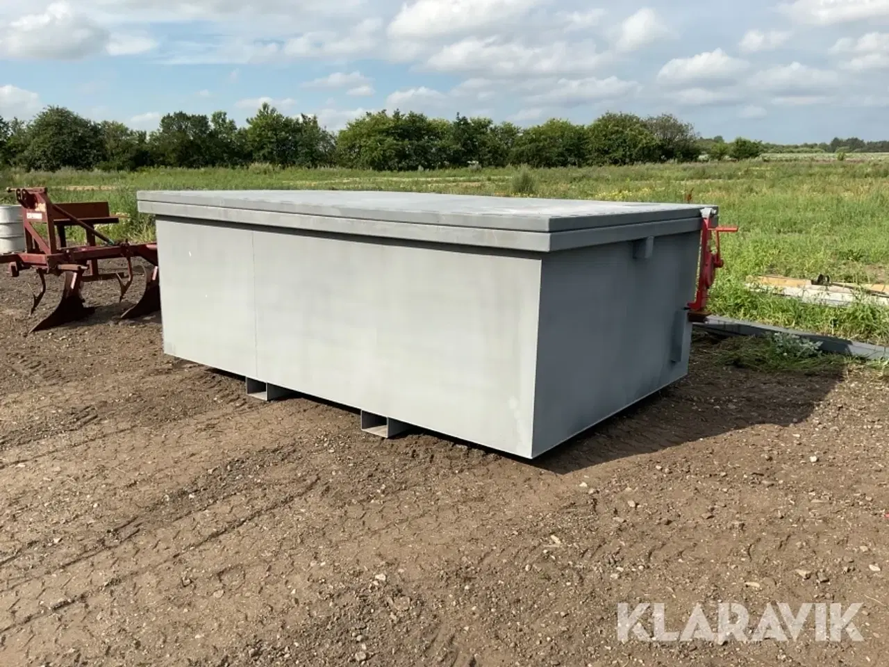 Billede 1 - Opbevaringscontainer - sandblæst og metalliseret
