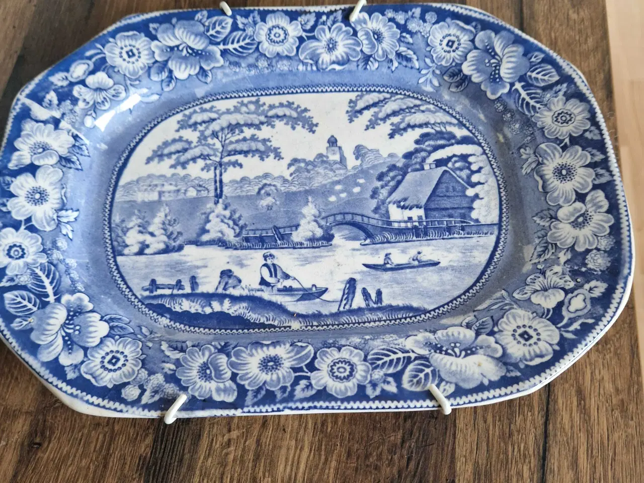 Billede 3 - Antikt engelsk fad fra 1800 tallet