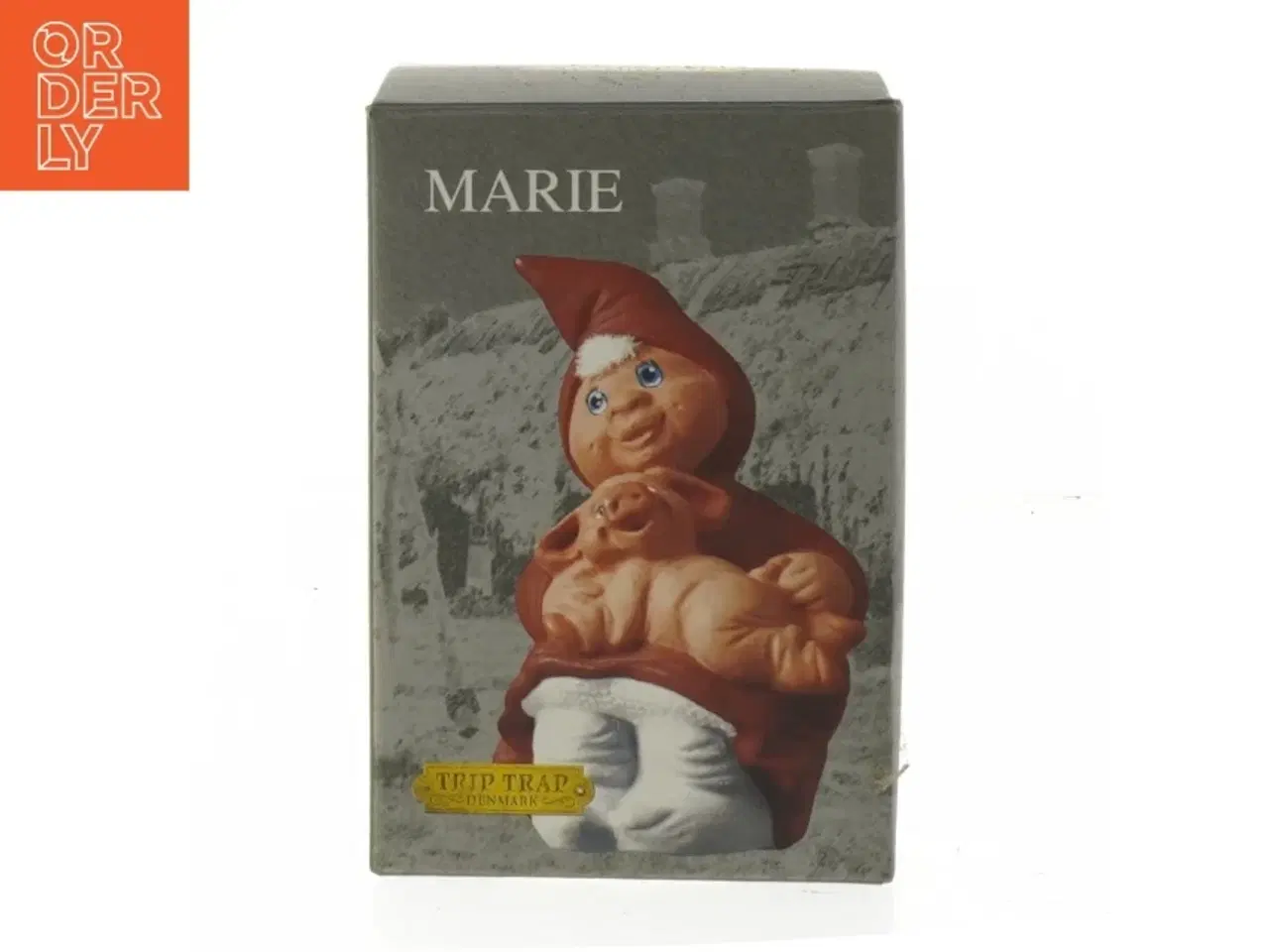 Billede 2 - Trip Trap Marie nissefigur med gris fra Trip Trap (str. 10 cm)