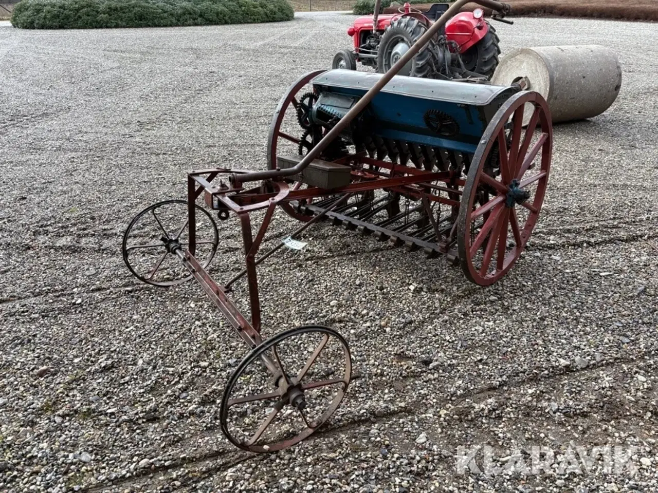 Billede 1 - Veteran såmaskine A.C. Rasmussen og Co Såmaskine til hest.