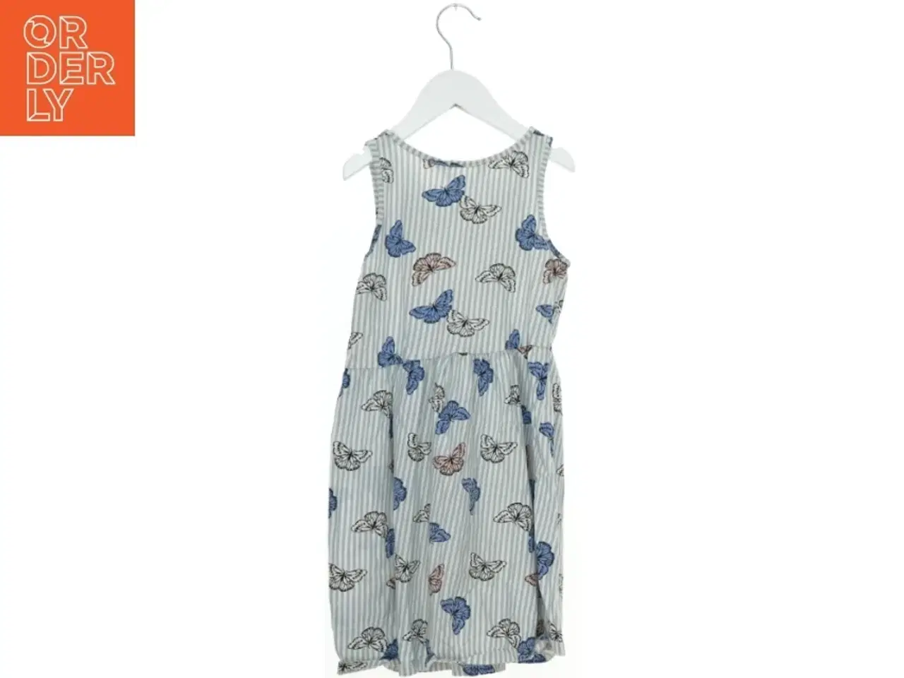 Billede 2 - Sommerkjole med sommerfugleprint fra H&M (str. 122)