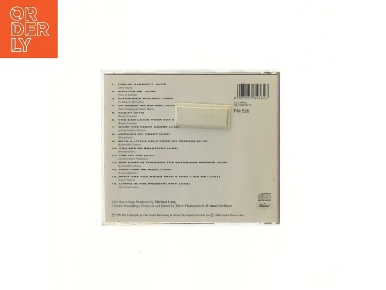 Billede 3 - CD Joe Cocker Live (str. 12,5x14 cm)