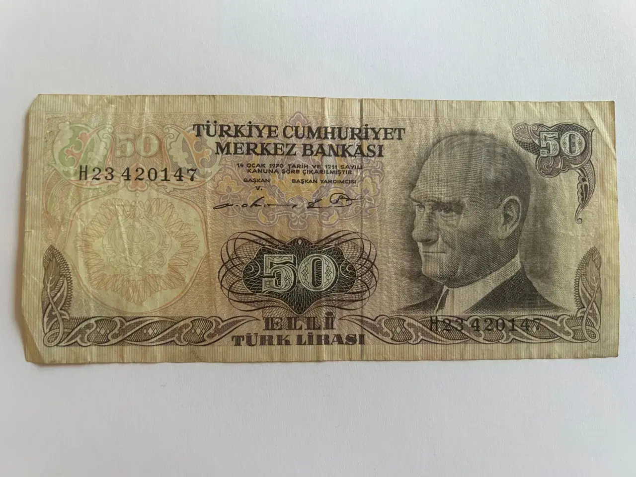 Billede 1 - 50 Lira Turkey 1970