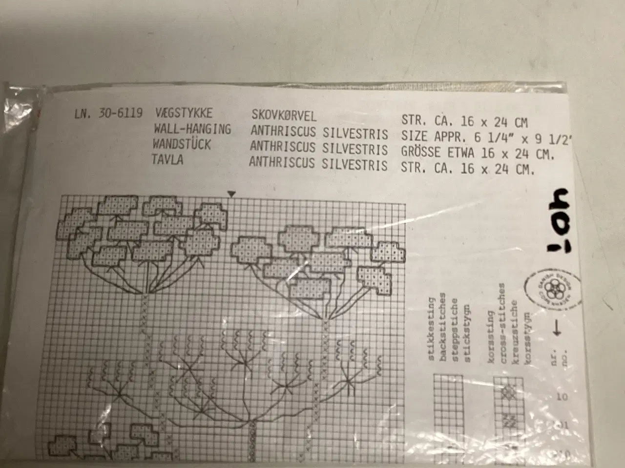 Billede 11 - BRODERIKIT / SÆT, BRODERISTOF ETC. SÆLGES 