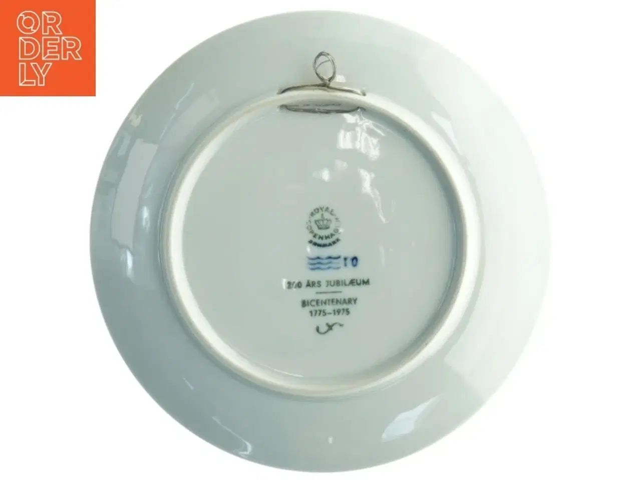 Billede 3 - Jubilæumsplatte 200 år fra Royal Copenhagen (str. Diameter, 18,5 cm)