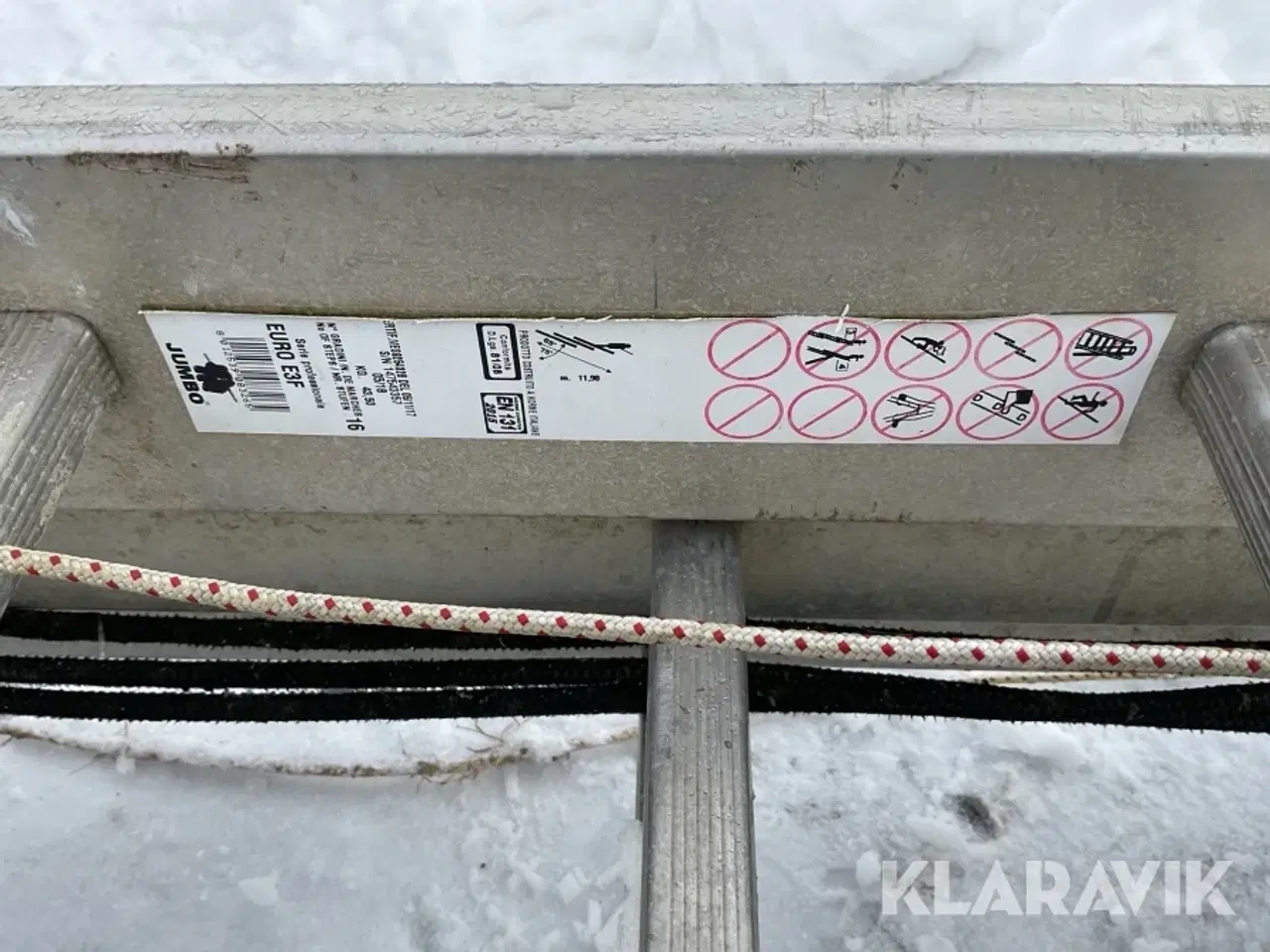 Billede 7 - Tredelt hejsestige Jumbo 11,6 meter