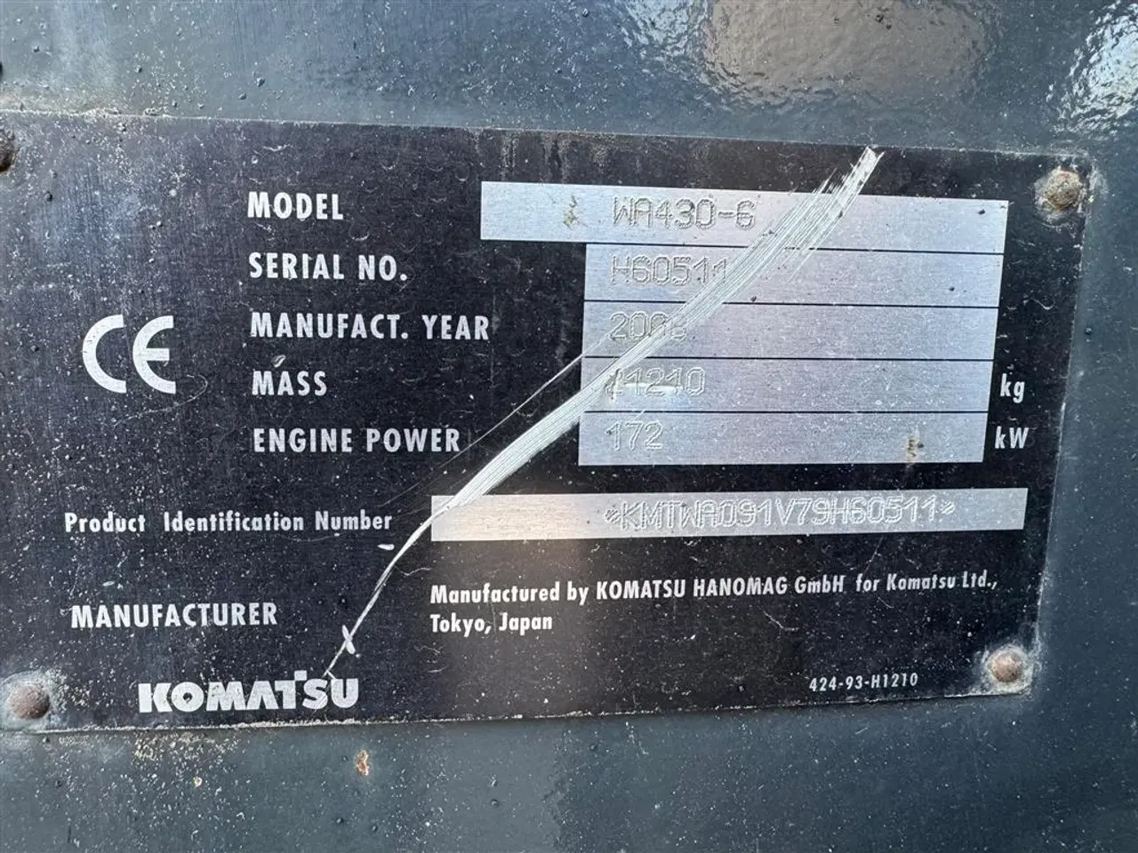 Billede 19 - Komatsu WA430-6 MED HURTIGSKIFTE OG SKOVL!