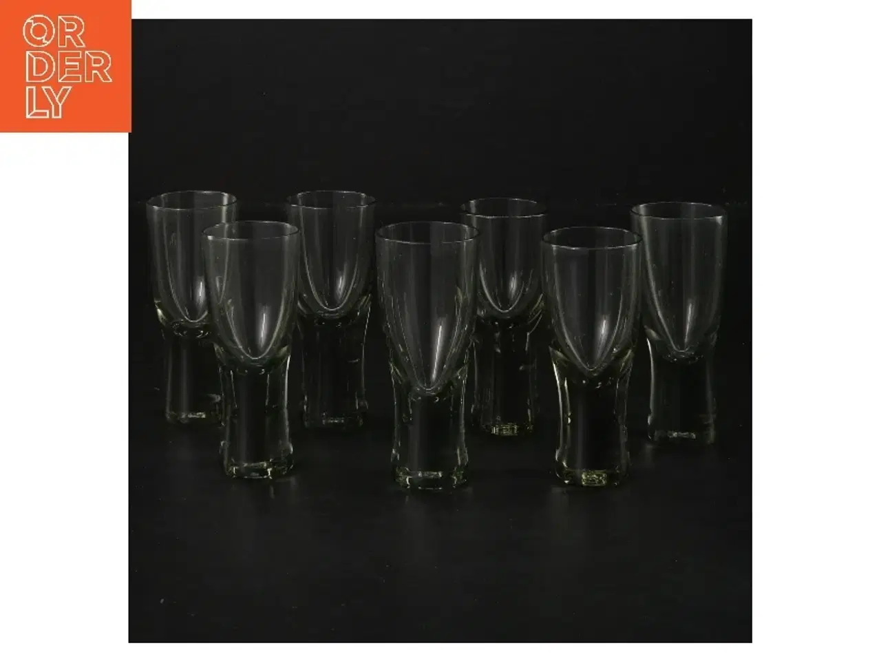 Billede 1 - Canada Smoke snapseglas (str. 7 stk Ø 3,5 længde 8,5 cm)