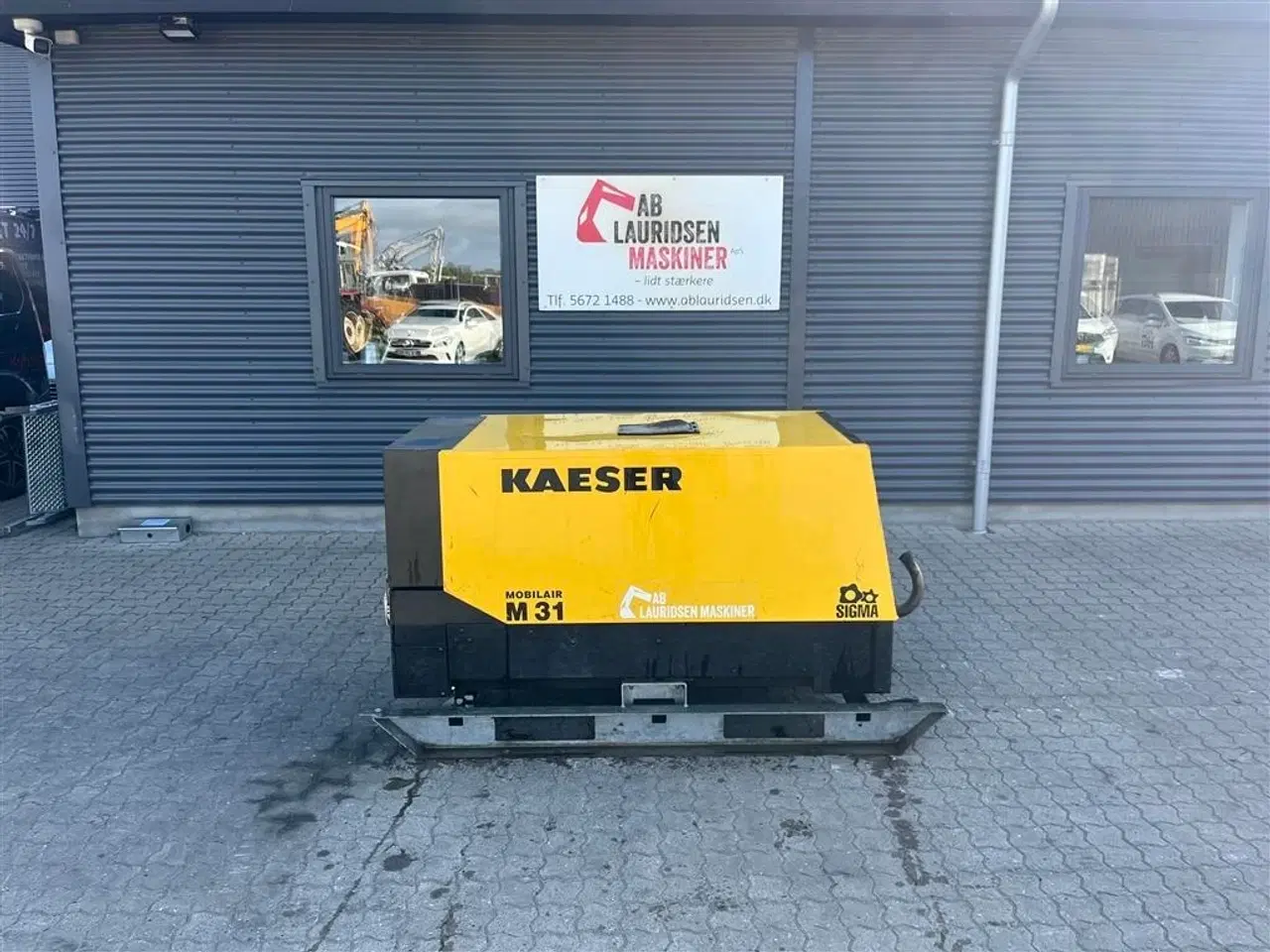 Billede 1 - Kaeser M 31 mobilkompressor på ski kun kørt 189t