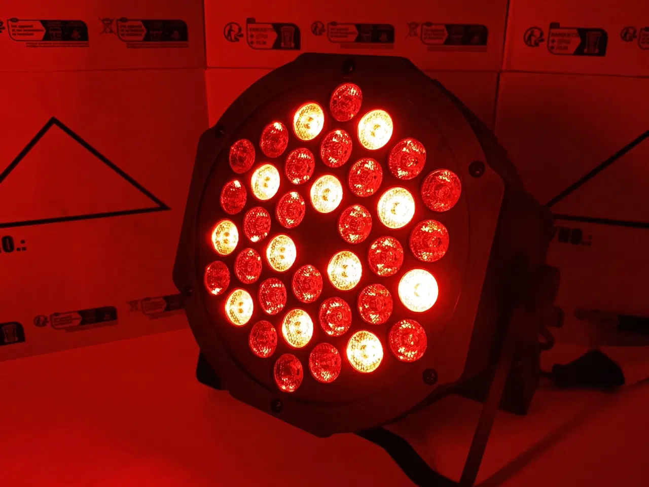 Billede 5 - NY! 36 RGB LED Diskolys + Fjernbetjening + DMX