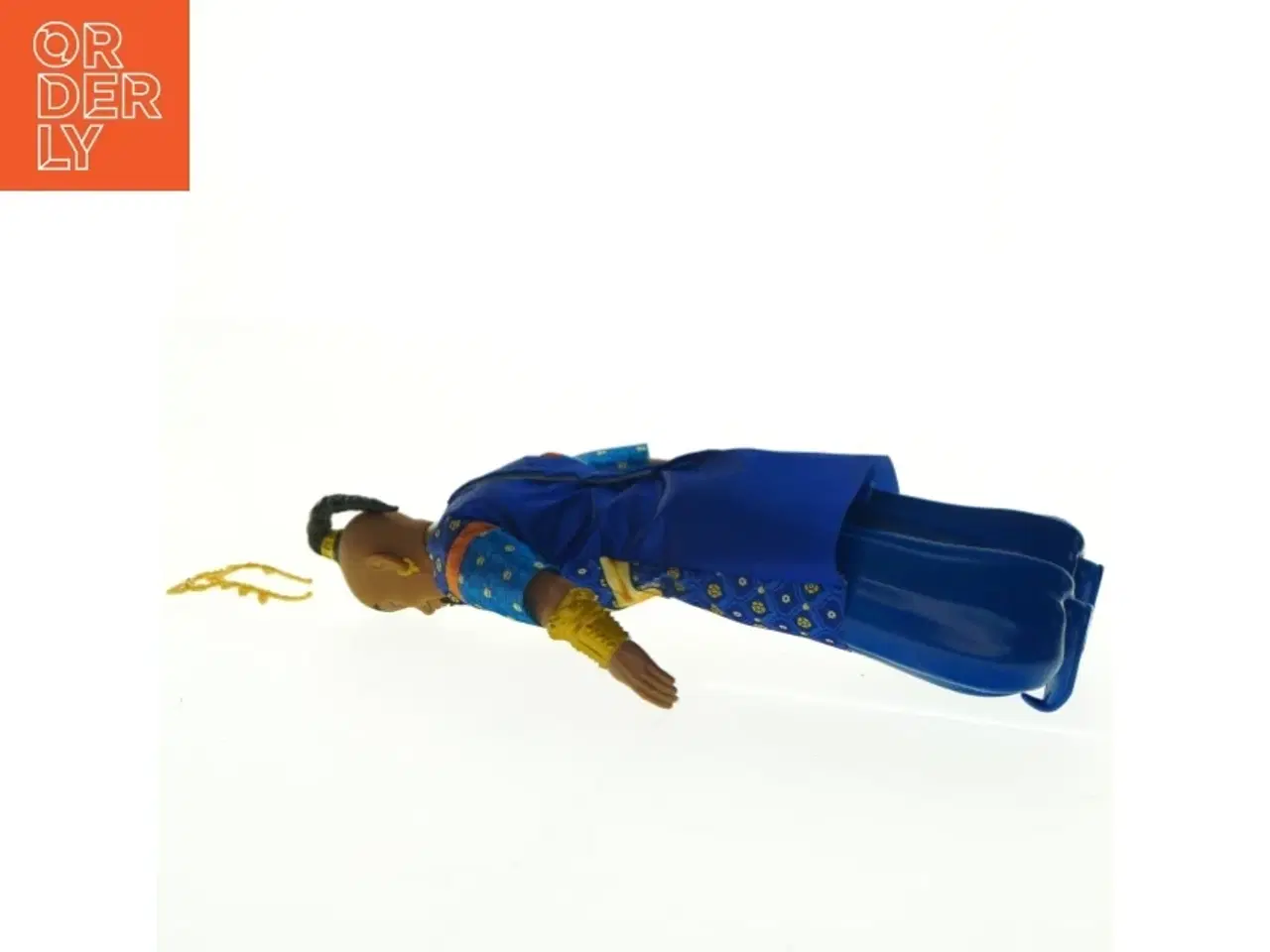 Billede 2 - Lampens ånd Genie Action Dukke fra filmen Aladdin 2019 med Tiara fra Disney (str. 31 x 12 cm)