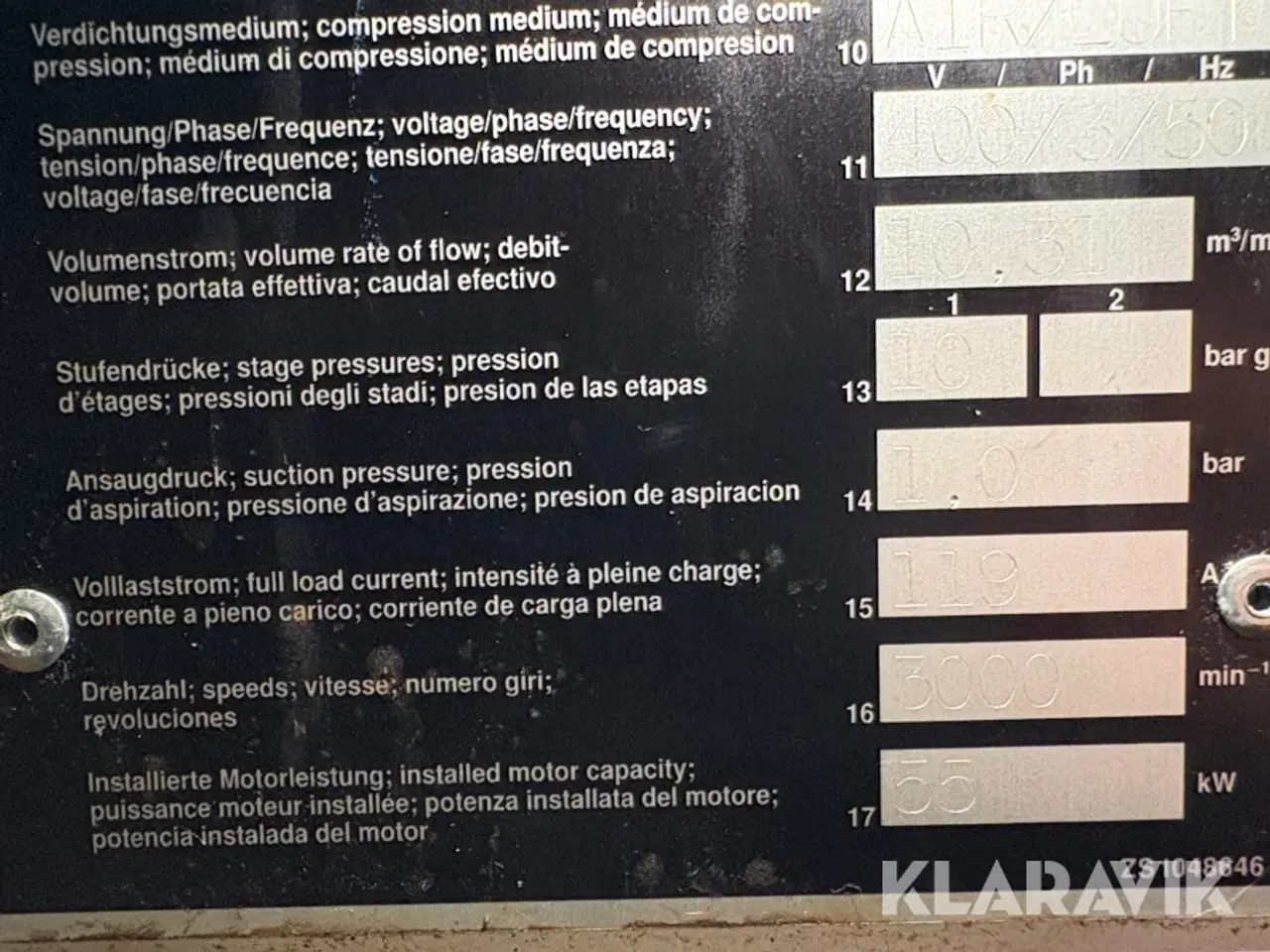 Billede 7 - Kompressorer Gardner Denver VS55-10A V2