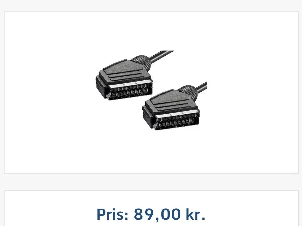 Billede 7 - Scart kabel High grade fuldt monteret, 