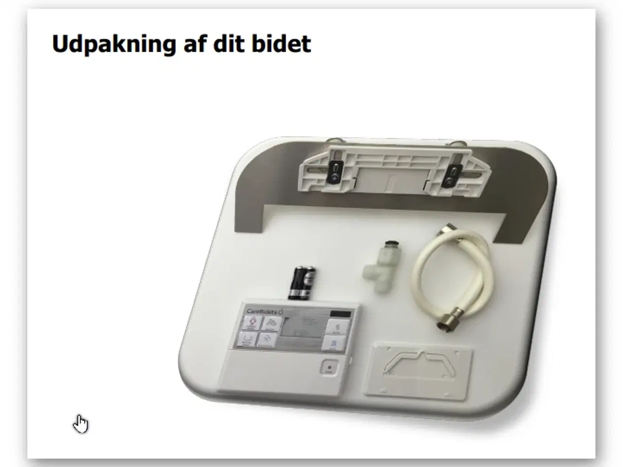 Billede 5 - Bidet med varme og vand, incl. Toiletforhøjer 4cm,