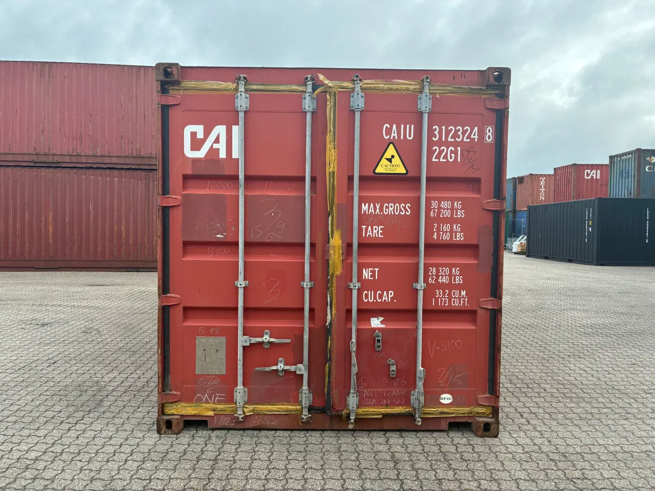 Billede 1 - 20 fods Container- ID: CAIU 312324-8