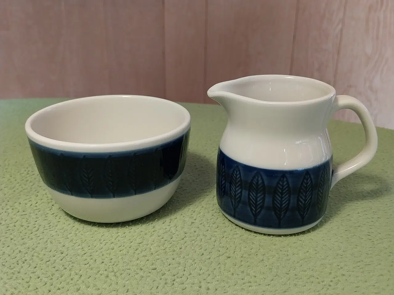 Billede 4 - Blå Koka kopper,skål,kaffekande,mælkekande m.m.