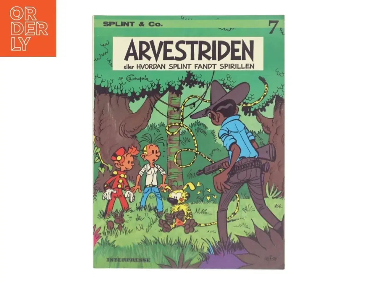 Billede 1 - Arvestriden eller Hvordan Splint fandt Spirillen af Franquin (Bog)