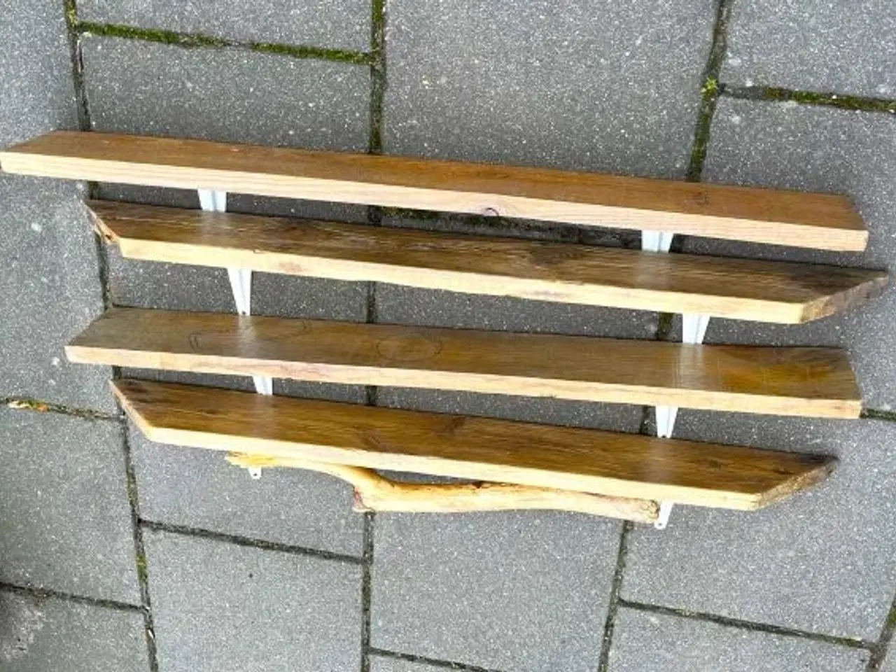 Billede 6 - 4 genbrugshylder af pallebrædder