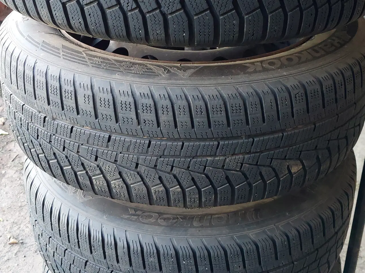 Billede 1 - Vinterhjul med Hankook dæk 205/60R16