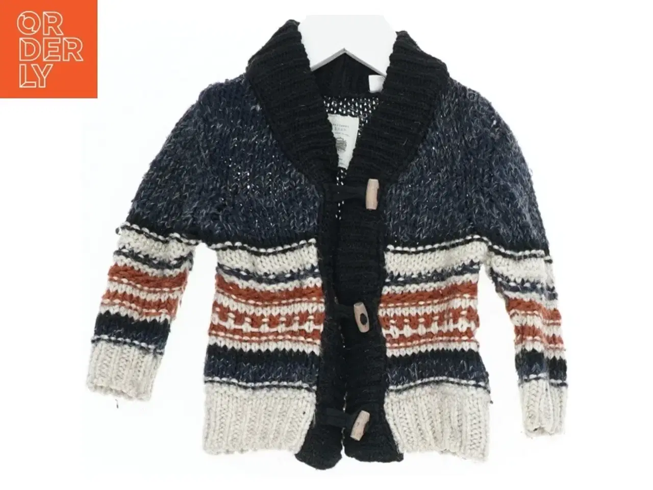 Billede 1 - Strikket cardigan med mønster fra Zara (str. 80)