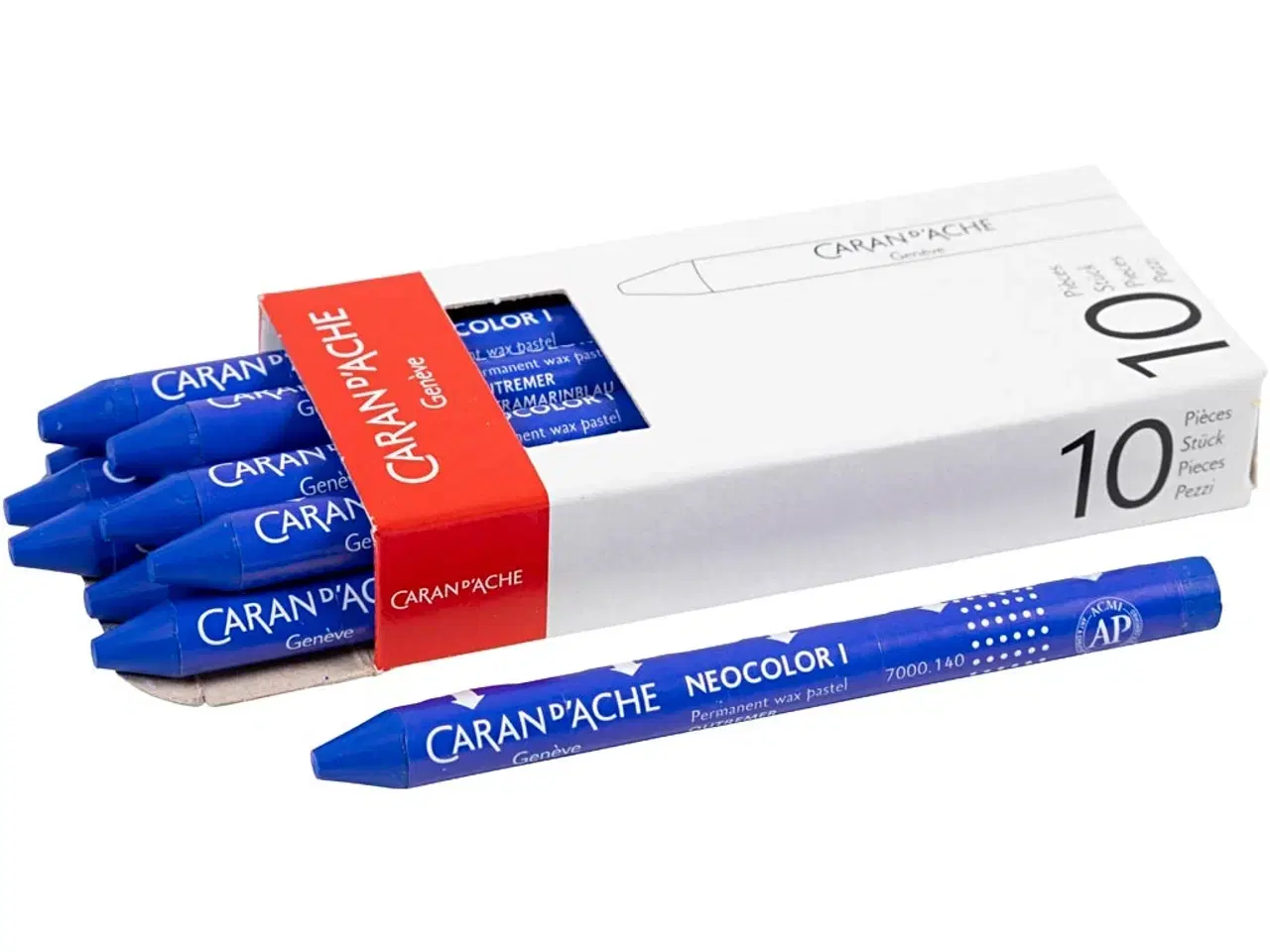 Billede 1 - CARAN D’ACHE Neocolor I Vokspastel, Ultralysende 10 stk.
