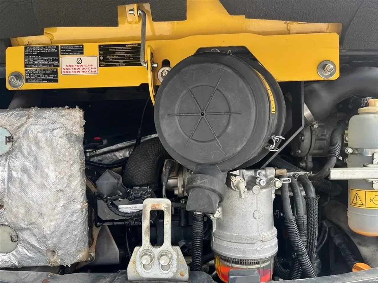 Billede 16 - Yanmar SV100 2A Centralsmørring og hydraulisk hurtigskifte.