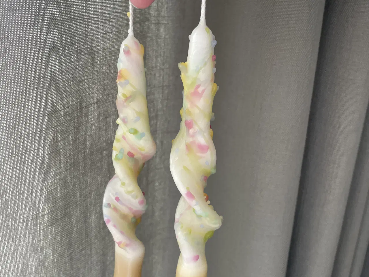 Billede 1 - Kastanielys hånddyppede stearinlys 