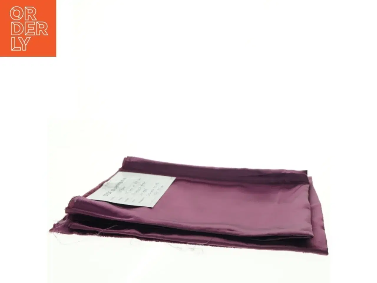 Billede 2 - Stof, vinrød duchesse foer (135 cm + 90 cm, bredde 135 cm)