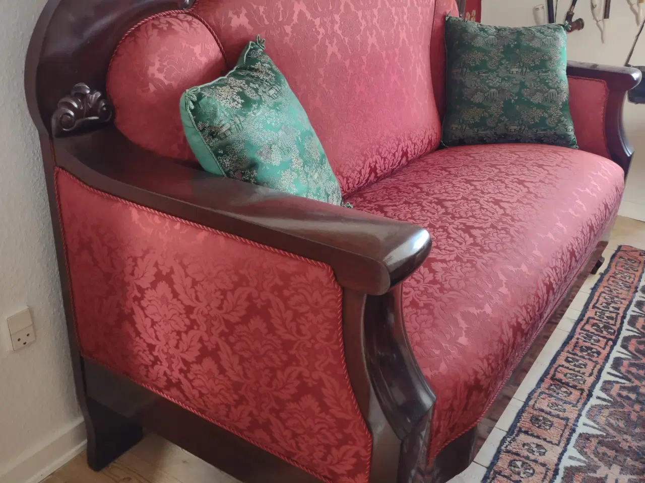 Billede 5 - Flot antik sofa, bord, stole sæt