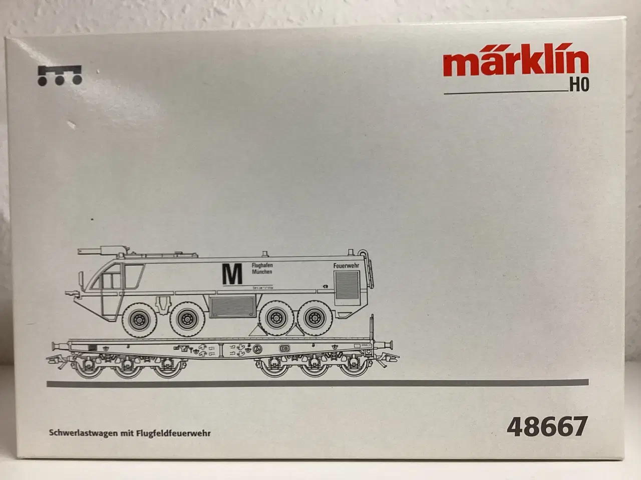 Billede 4 - Märklin 48667 Sammp vogn med lufthavns brandbil. 