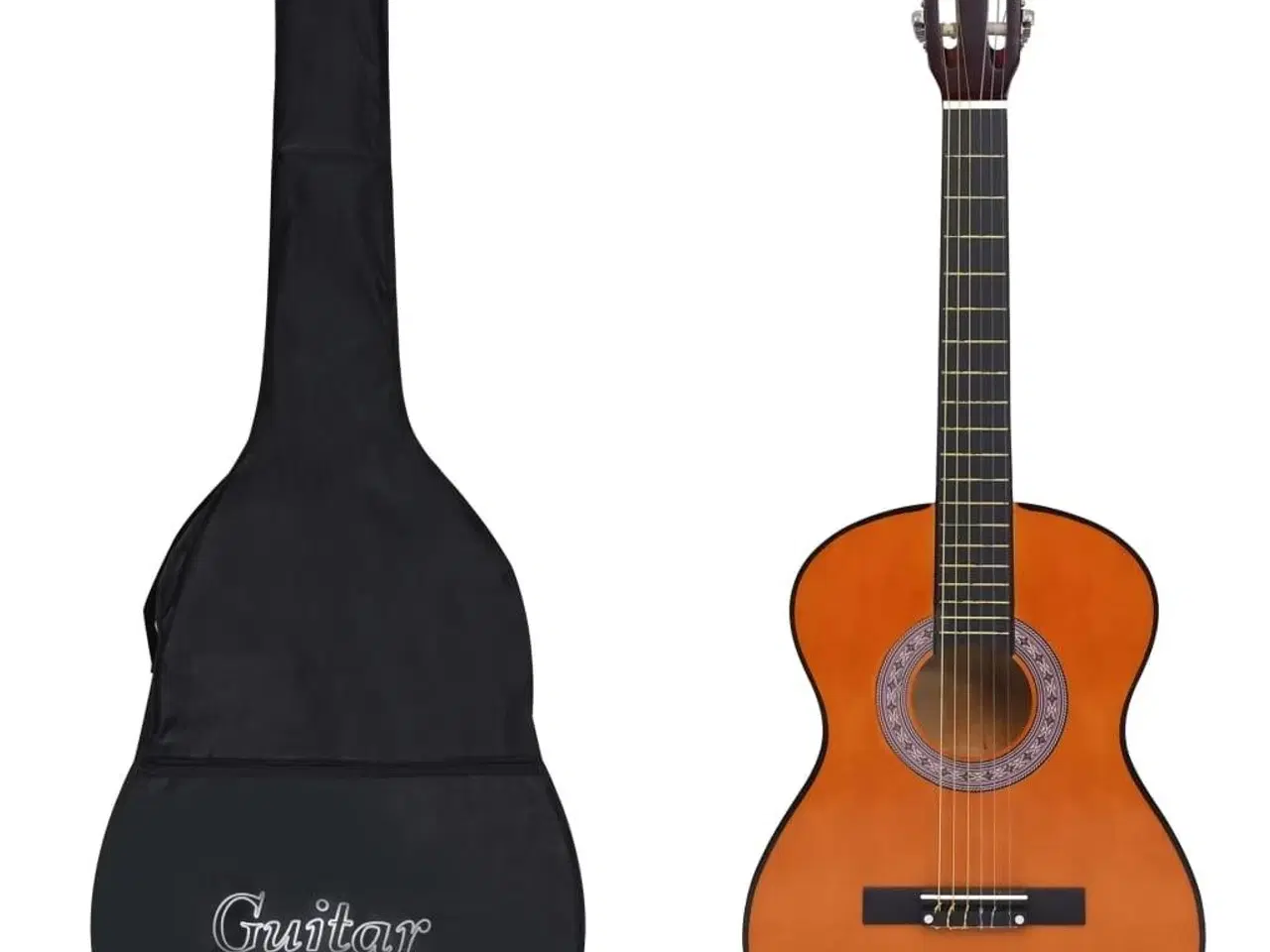 Billede 2 - Klassisk guitarsæt til begyndere 8 dele 3/4 36"