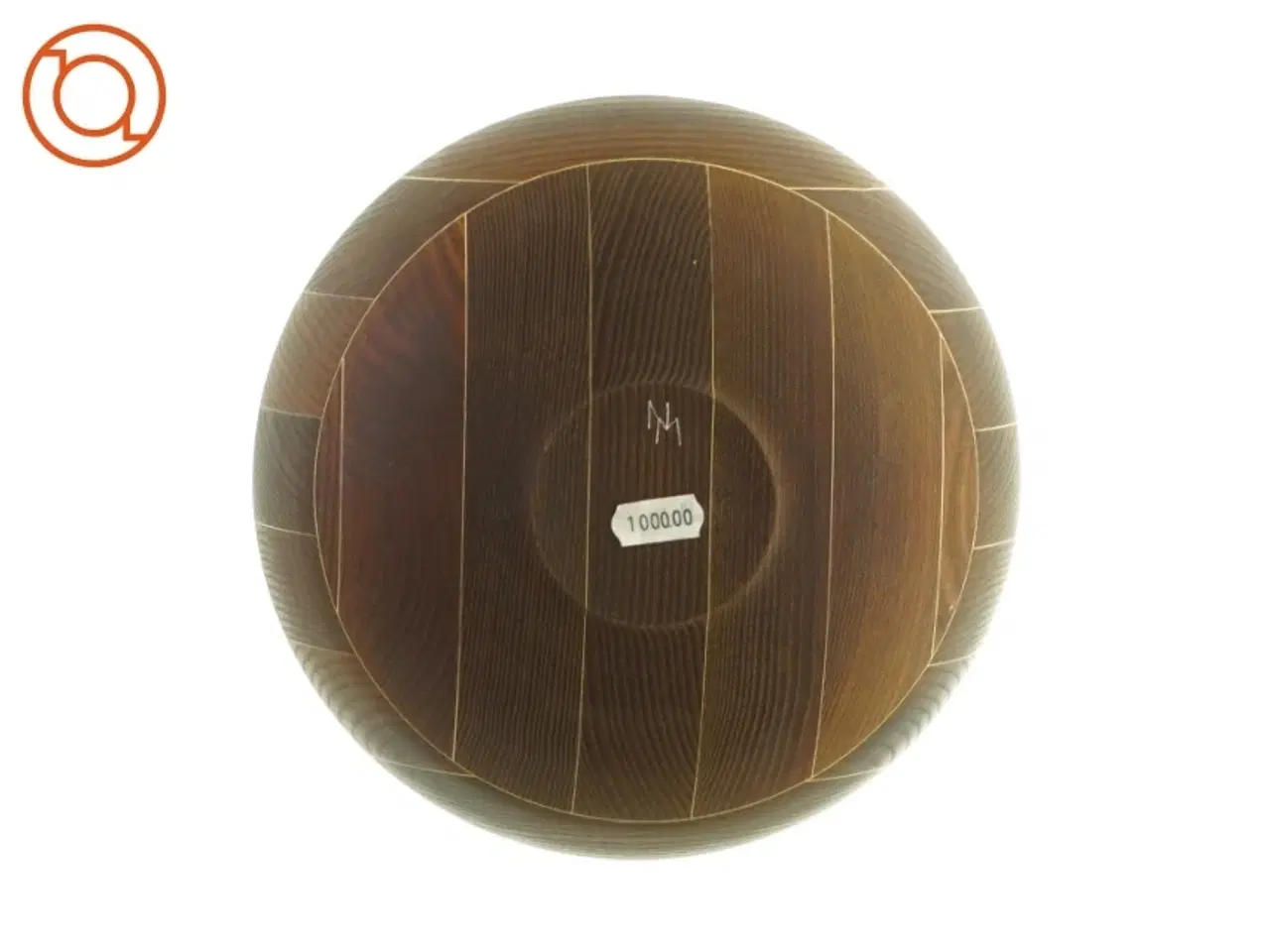 Billede 3 - Skål i mørkt træ