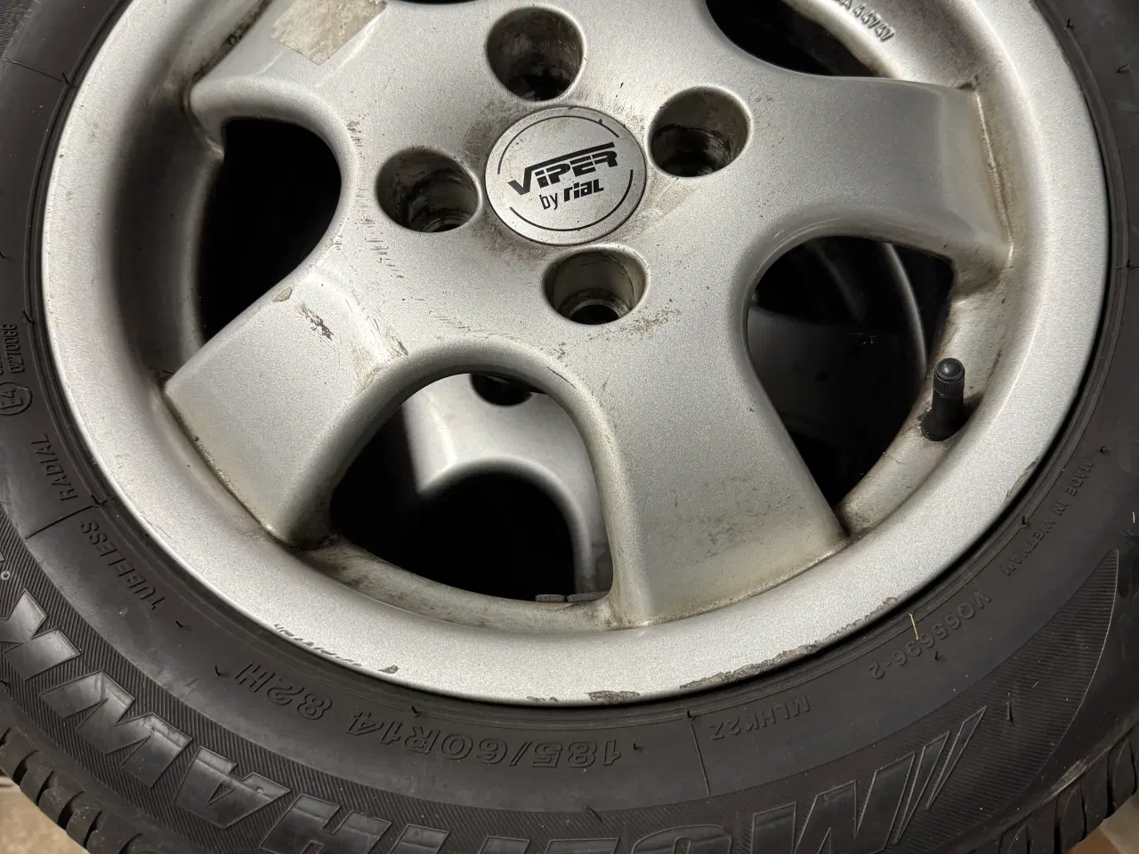 Billede 4 - 4Dæk på alufælge 165x60x14