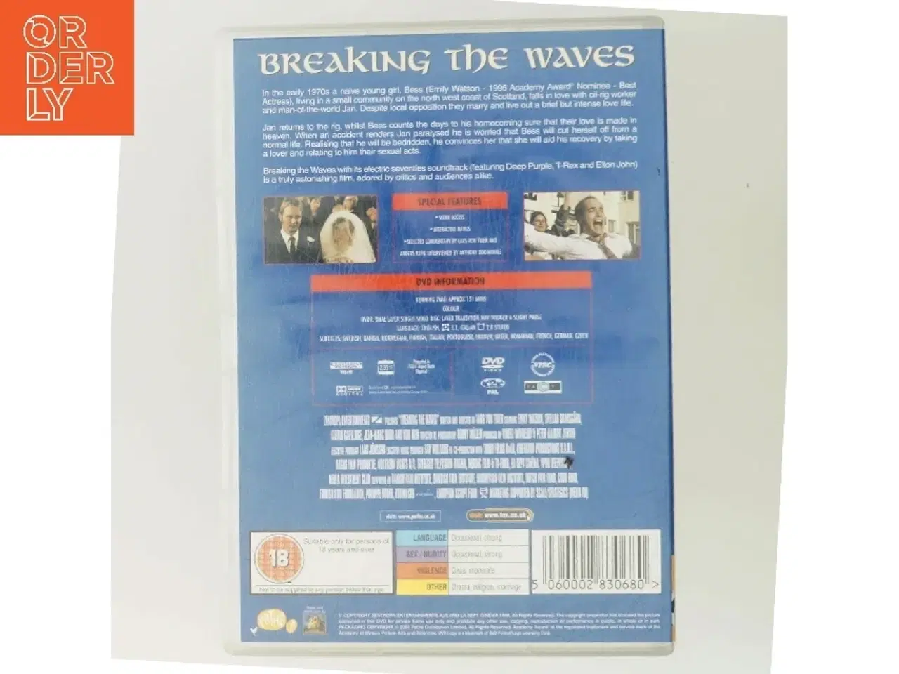 Billede 3 - Breaking the Waves med Emily Watson (DVD)