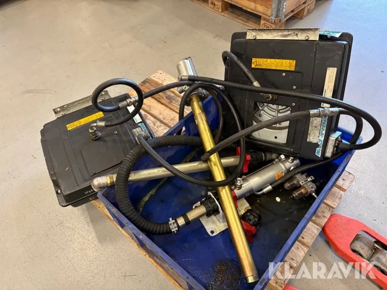 Billede 3 - Luftdrevne oliepumper m/ slanger Nederman