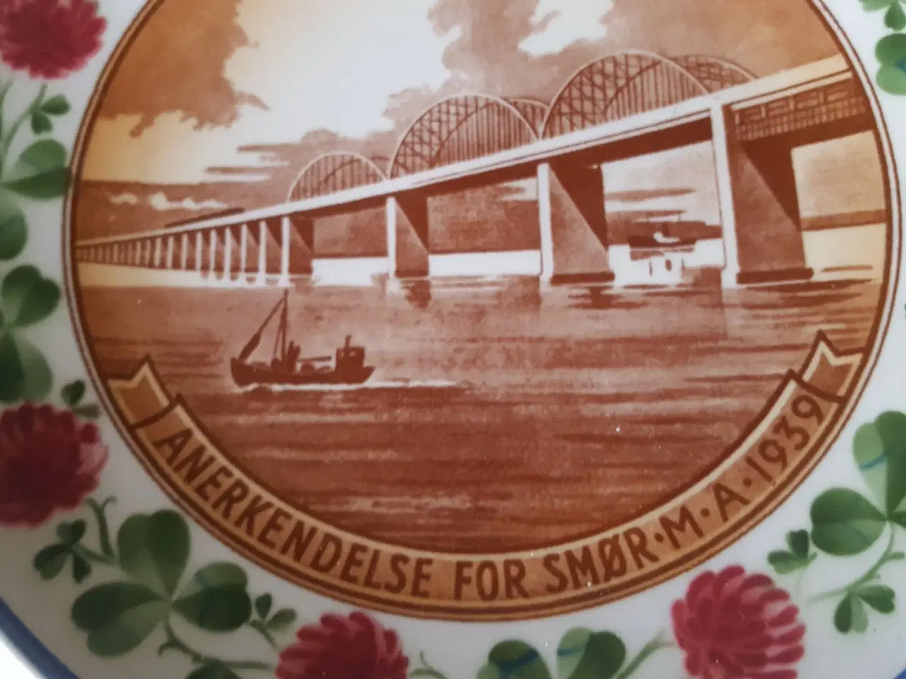 Billede 1 - Smør platter. Anerkendelse for smør 1939