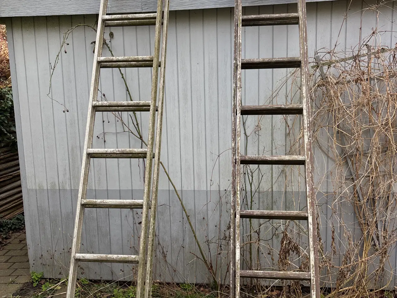 Billede 1 - Stige, alu skydestiger