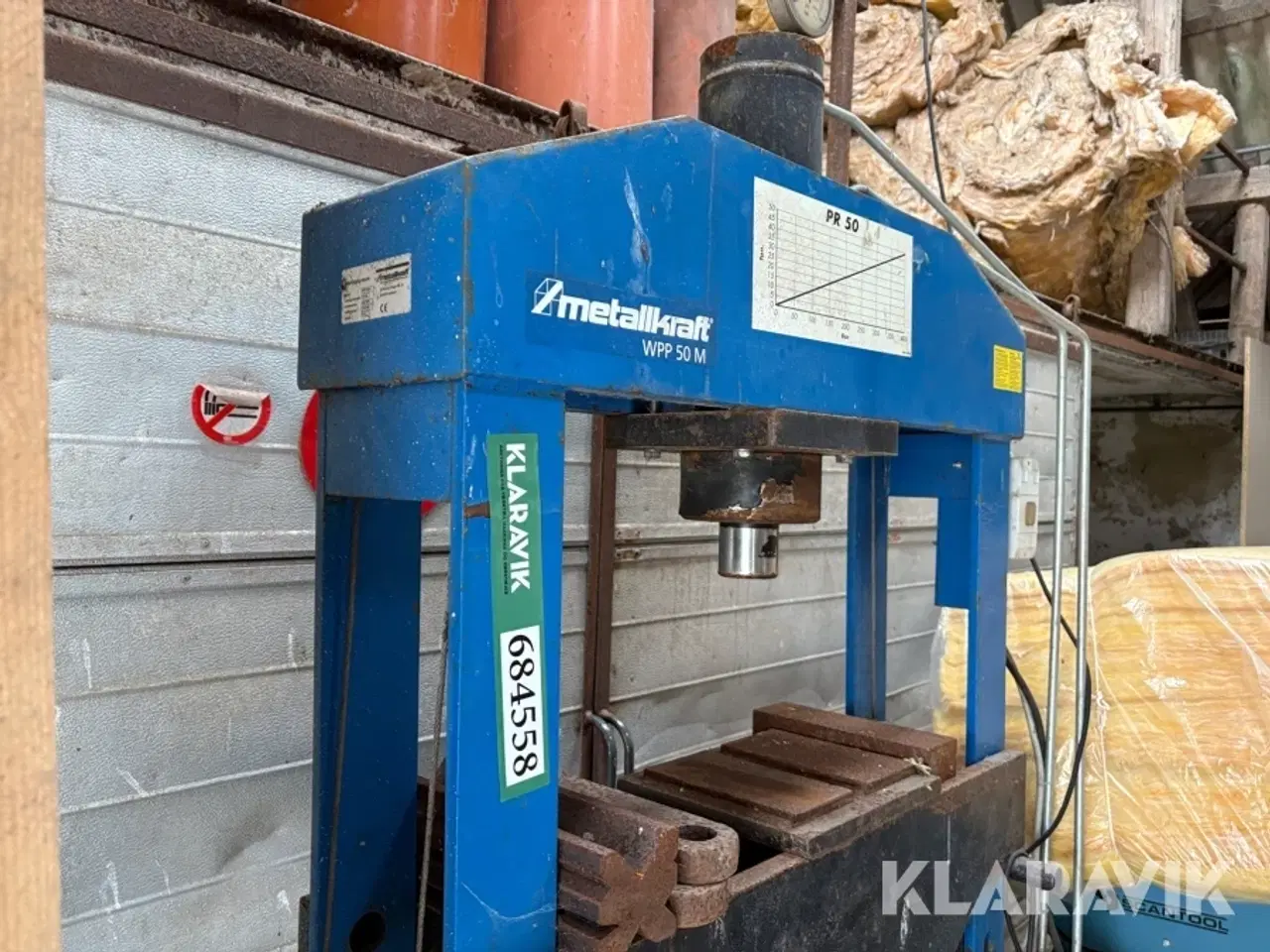 Billede 4 - Hydraulisk presser Metallkraft WPP 50M 50 T