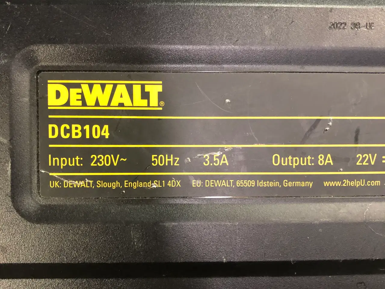 Billede 2 - Oplader,DeWalt DCB 104,18v-54v,flexvolt Li-ion bat