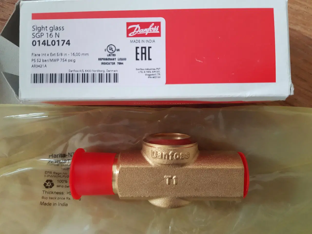 Billede 2 - Danfoss - Sight Glass SGP 16N