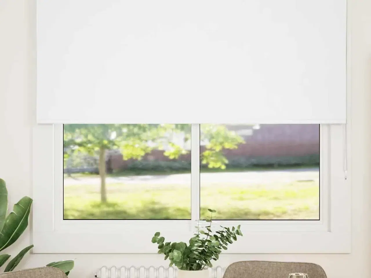 Billede 2 - Rullegardin mørklægning 150x150 cm stofbredde 146,6cm polyester