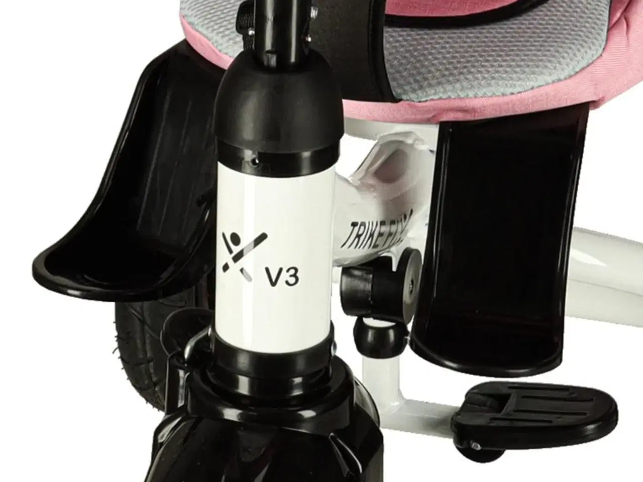 Billede 8 - Trehjulet cykel 3-i-1 med styrebøjle og 360° drejesæde – pink