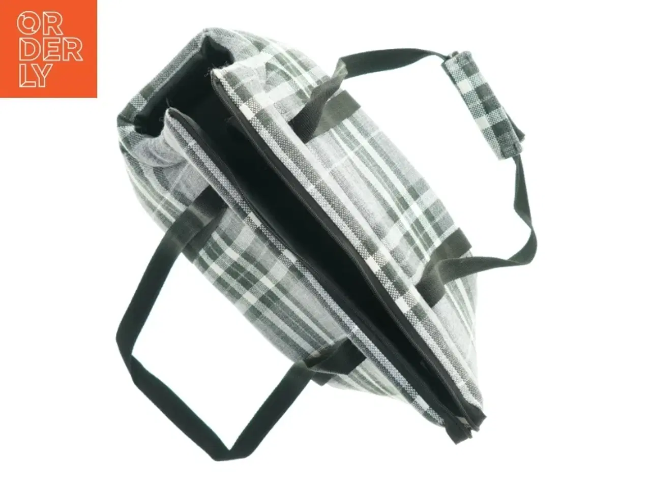 Billede 4 - Ternet skuldertaske til hunde (str. 40 x 28 cm)