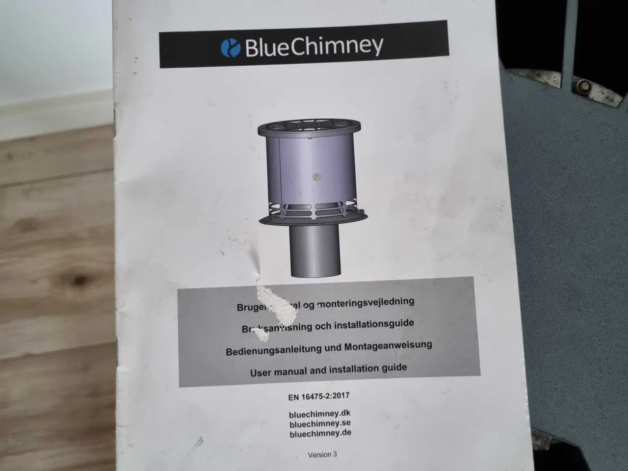Billede 4 - Blue chimney røgsuger