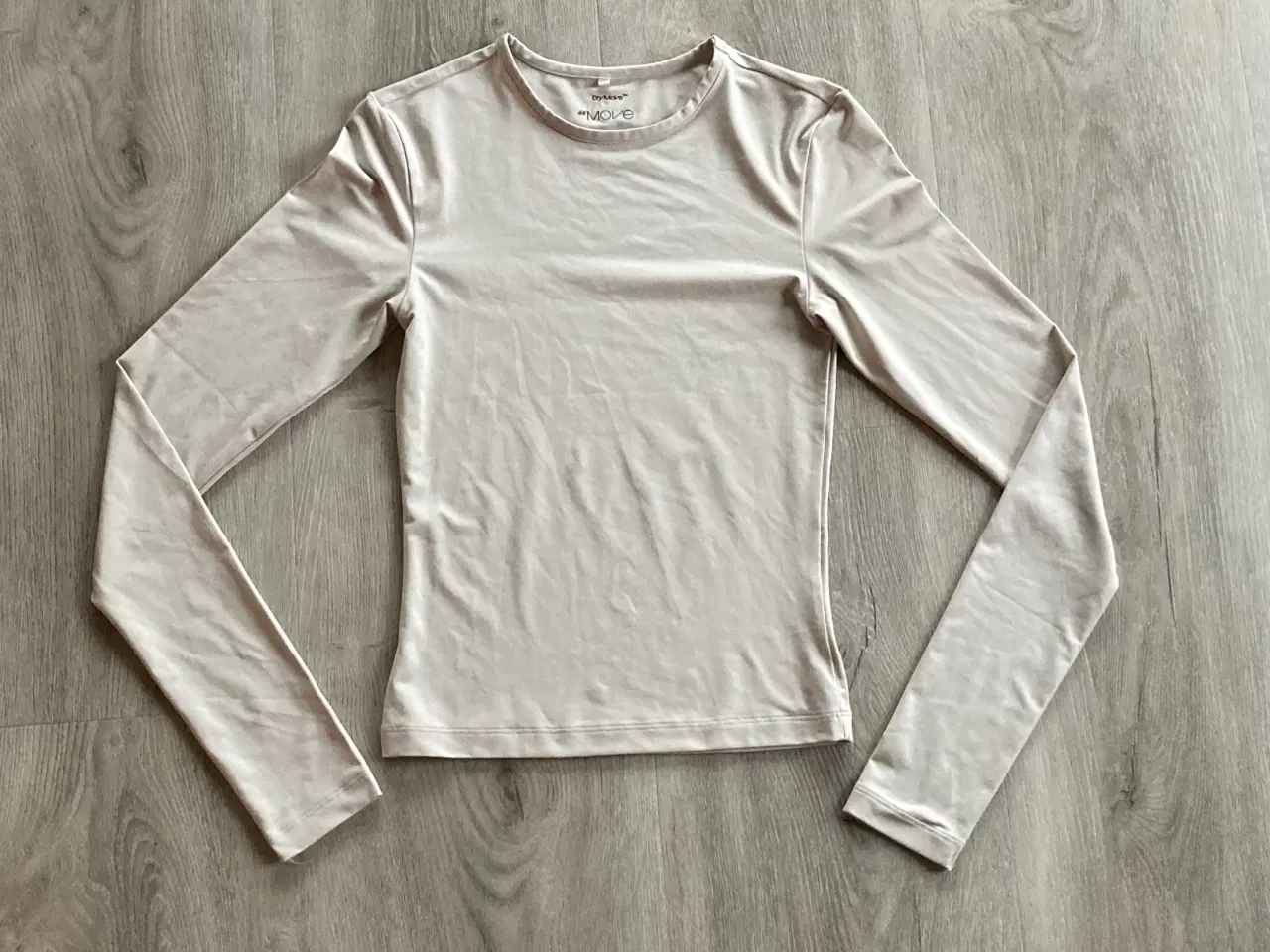 Billede 1 - Langærmet bluse i beige str. XS