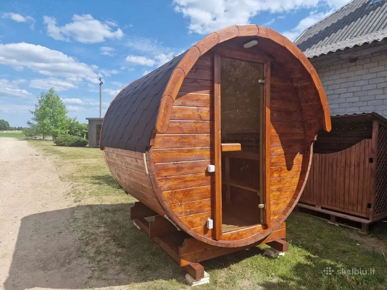Billede 3 - Sauna 2.3 m..med halvt panoramaglas.30900 kr